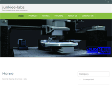Tablet Screenshot of junkiee-labs.com